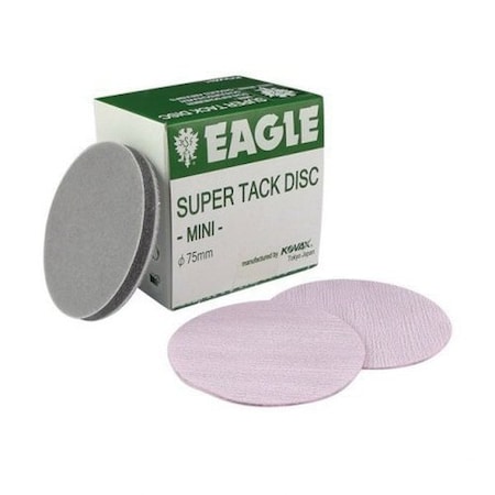 Eagle Abrasives 3'  Tolex Super-Tack Discs, 2000, 50PK 730-1502